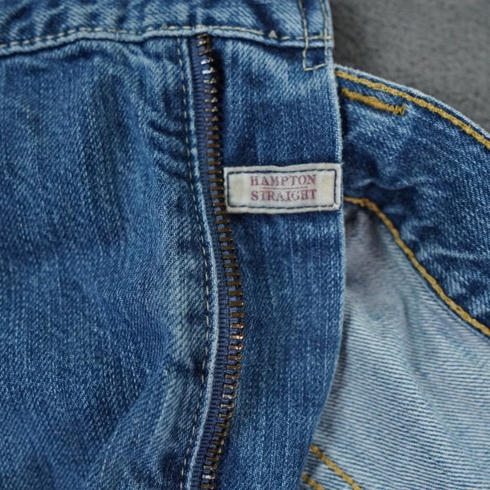 Polo‎ Ralph Lauren Hampton Jeans Men 38Tx36 Blue Tall Straight RL Logo Western